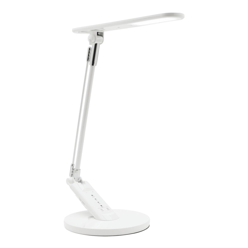 Сенсорна настільна LED лампа з регулюванням яскравості OPTIMUM LED/7W/230V USB 3000/4000/6000K білий