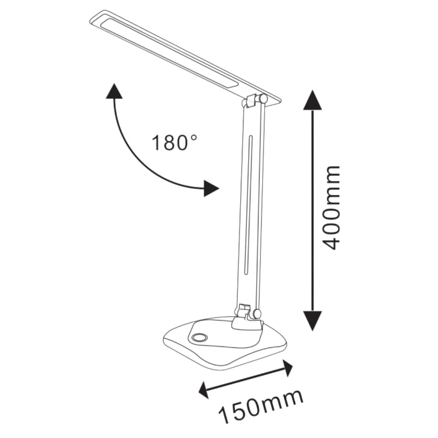 Сенсорна настільна LED лампа з регулюванням яскравості TOLEDO LED/8W/230V 3000-6500K