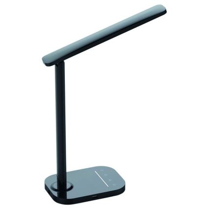 Сенсорна настільна LED лампа з регулюванням яскравості з роз'ємом USB KIARA LED/7W/230V чорний