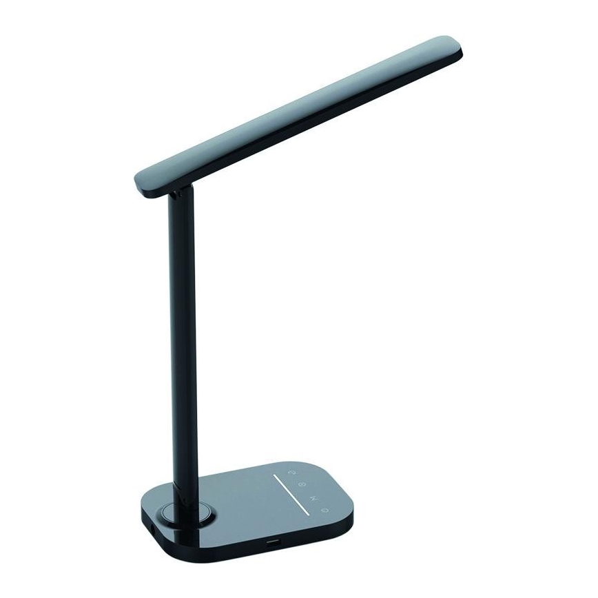 Сенсорна настільна LED лампа з регулюванням яскравості з роз'ємом USB KIARA LED/7W/230V чорний