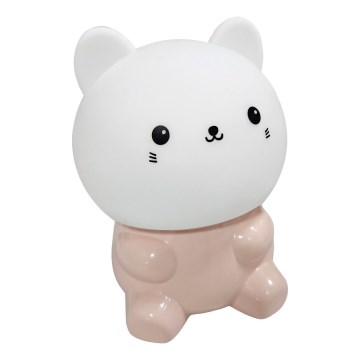 Сенсорная детская лампа LED RGBW LED/1Вт/5В USB 1200 мАч котёнок