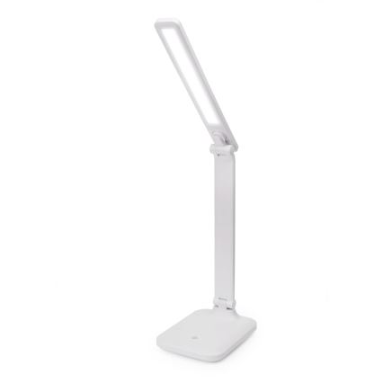 Сенсорная диммируемая светодиодная настольная лампа REMUS с USB-портом LED/5W/230V белая