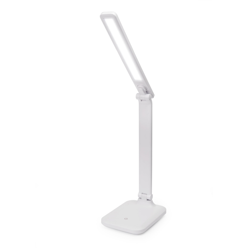 Сенсорная диммируемая светодиодная настольная лампа REMUS с USB-портом LED/5W/230V белая