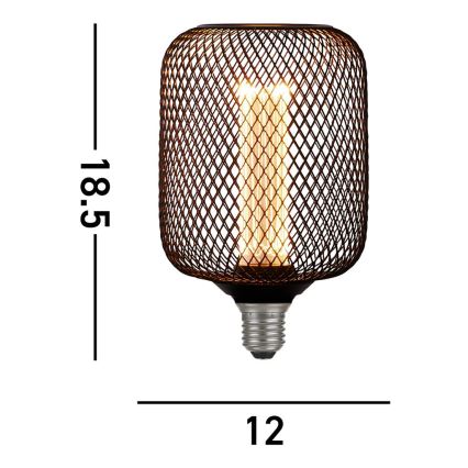Searchlight - LED затемнювана декоративна лампочка WIRE MESH E27/4,5W/230V 2700K