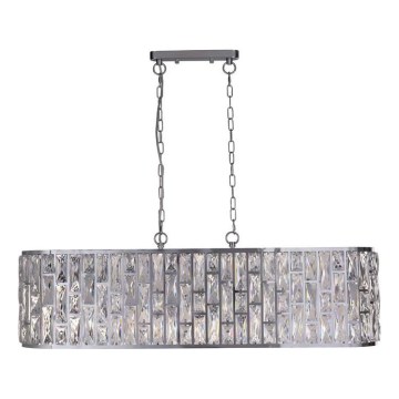 Серчлайт - Люстра на ланцюгу БІЖУ 8xE14/40W/230V