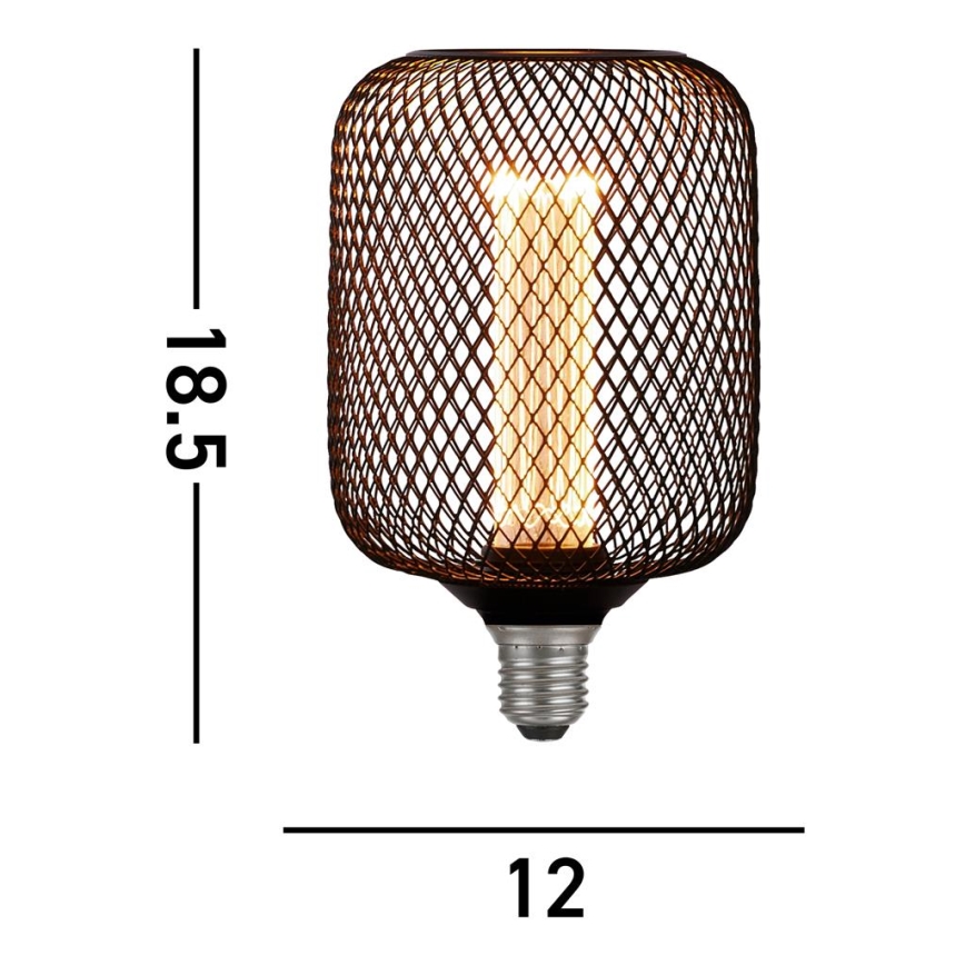 Searchlight - LED затемнювана декоративна лампочка WIRE MESH E27/4,5W/230V 2700K