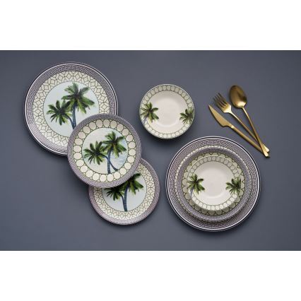 Сервіз 24 шт різнокольоровий/кераміка