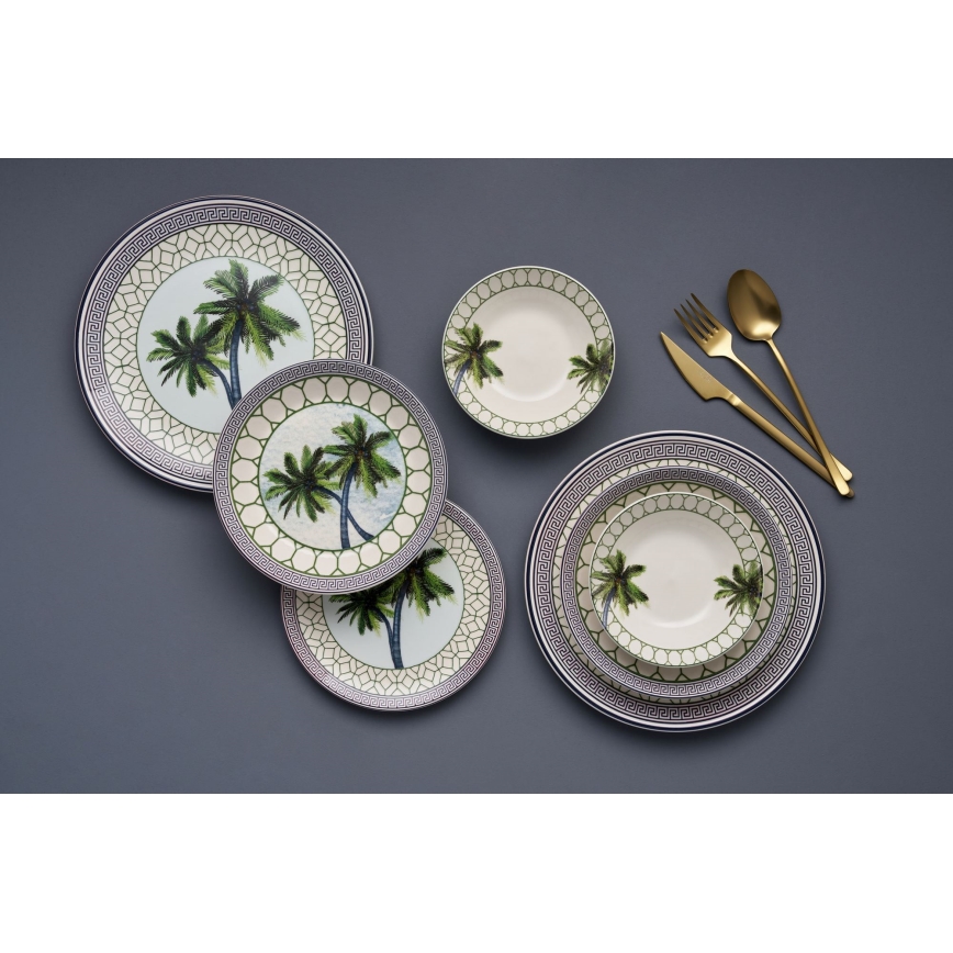 Сервіз 24 шт різнокольоровий/кераміка