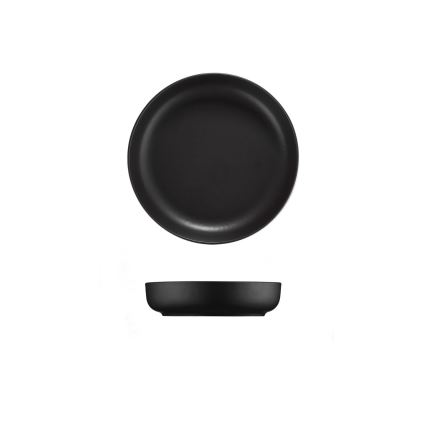 Сервіз із 18 предметів — чорний, фарфор