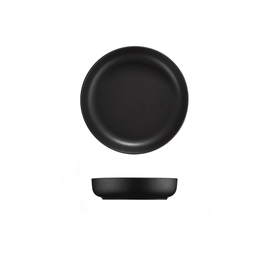 Сервіз із 18 предметів — чорний, фарфор