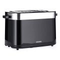 Severin AT 9264 - Тостер з двома щілинами 800W/230V нержавіюча сталь/чорний