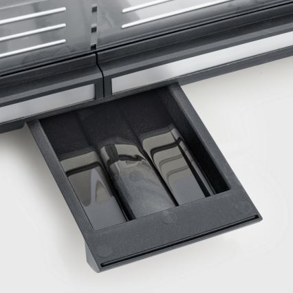 Severin PG 8564 - настільний електричний гриль 2300 Вт/230 В 50×30 см чорний