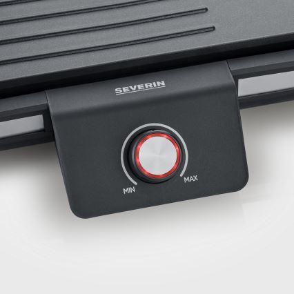 Severin PG 8564 - настільний електричний гриль 2300 Вт/230 В 50×30 см чорний