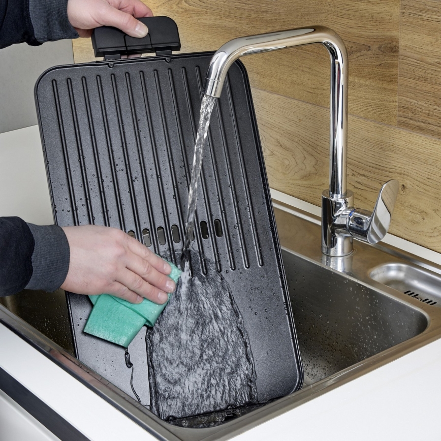 Severin PG 8564 - Настольный электрический гриль, 2300 Вт/230 В, 50x30 см, чёрный