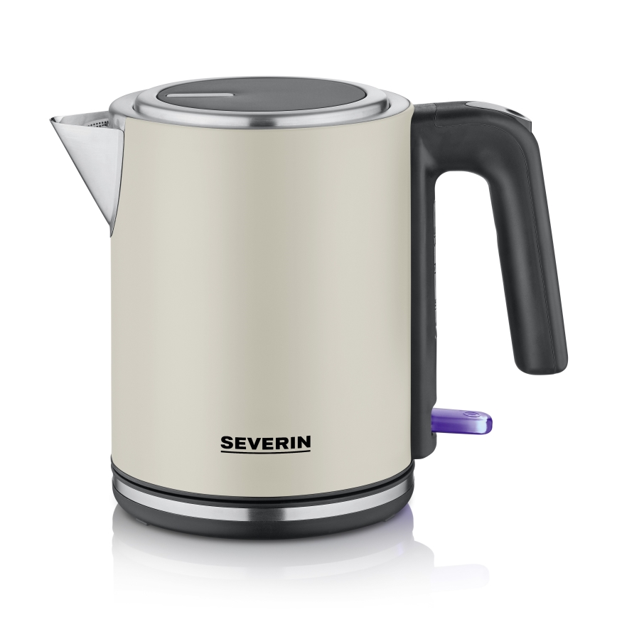 Severin WK 9577 - электрический чайник 1 л, 2400 Вт/230 В, бежевый