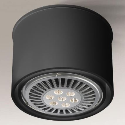Shilo - Точковий світильник 1xGU10/15W/230V чорний