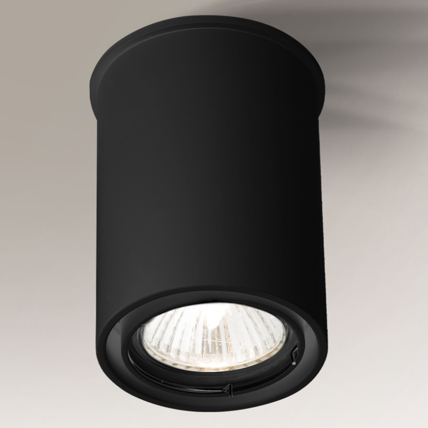 Shilo - Точечный светильник 1xGU10/15W/230V черный