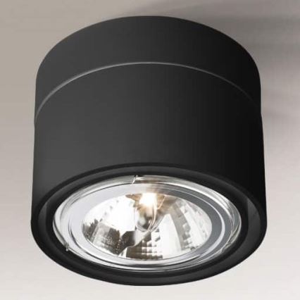 Shilo - Точечный светильник 1xGU10/15W/230V черный