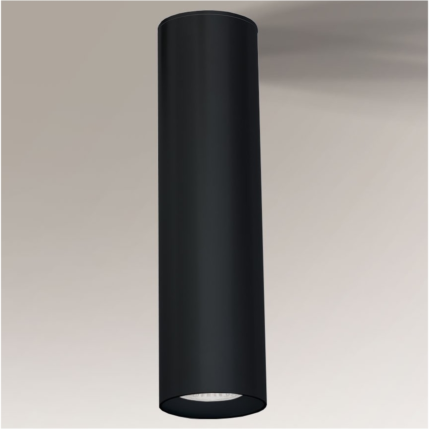 Shilo - Потолочный светильник 1xGU10/15W/230V черный