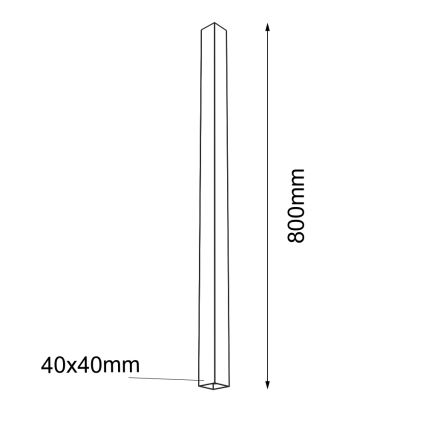 Shilo - Потолочный светильник 1xGU10/15W/230V черный
