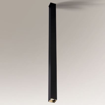 Shilo - Стельовий світильник 1xGU10/15W/230V чорний