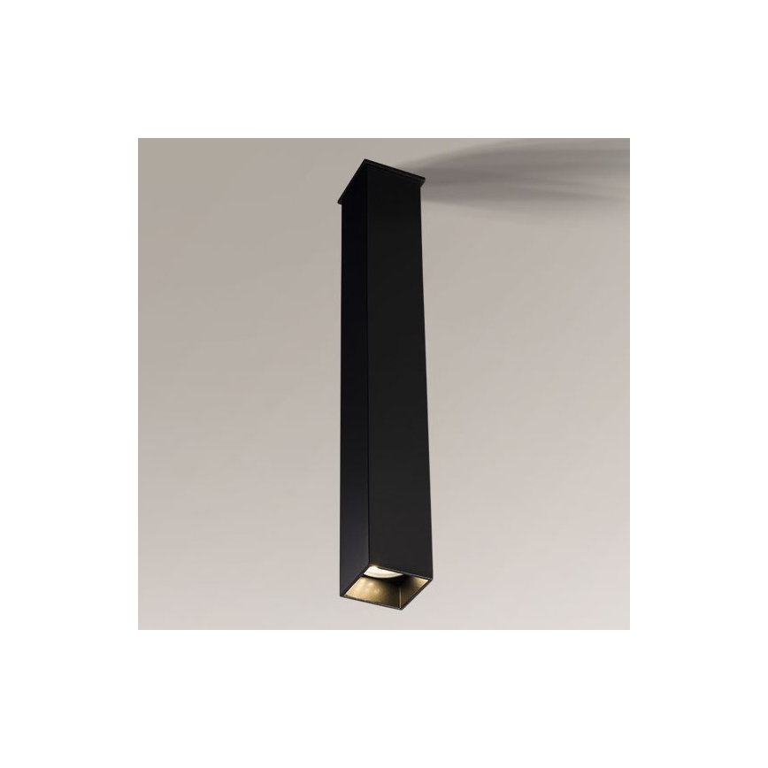 Shilo - Стельовий світильник 1xGU10/15W/230V чорний