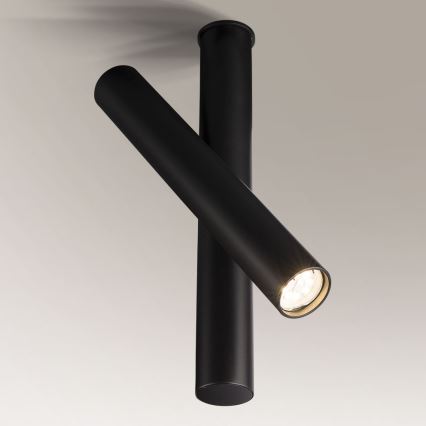 Shilo - Точковий світильник 1xGU10-MR11/15W/230V чорний