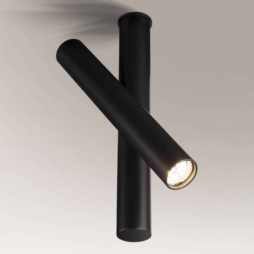 Shilo - Точковий світильник 1xGU10-MR11/15W/230V чорний