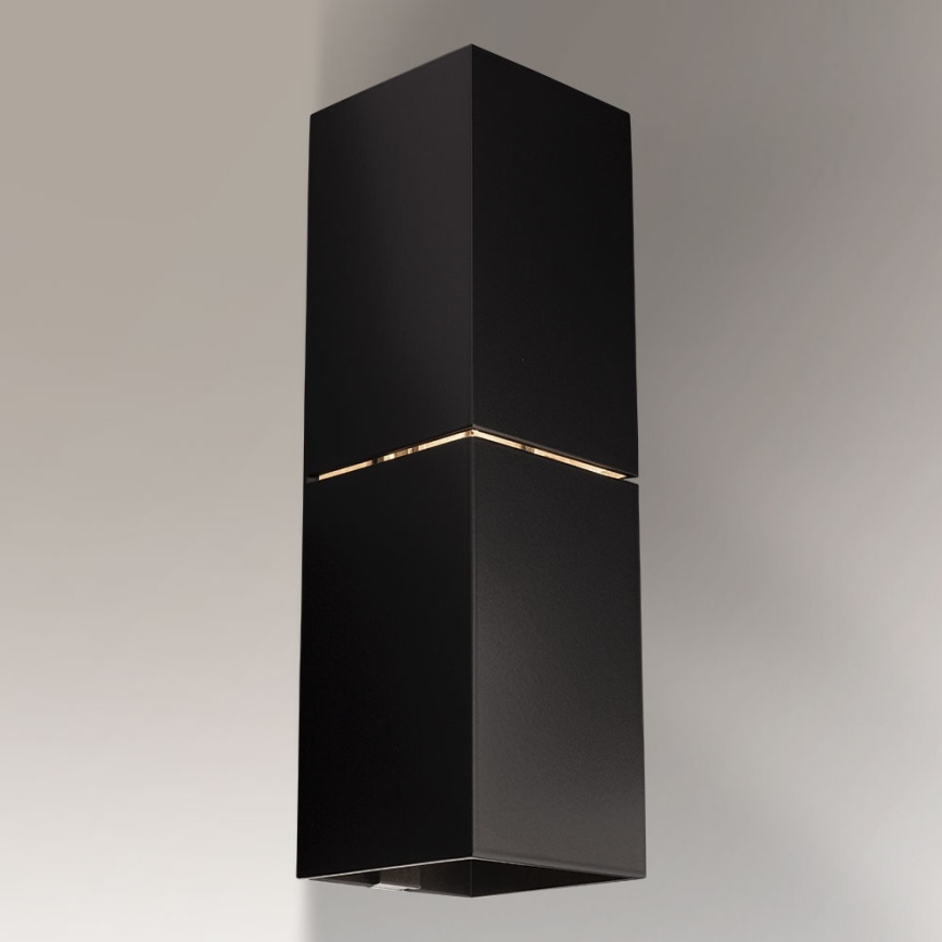 Shilo - Настінний світильник 1xG9/10W/230V чорний