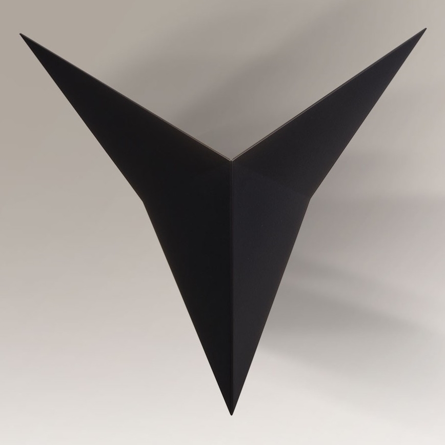 Shilo - Светодиодный настенный светильник LED/6W/230V 3000K CRI 90 черный