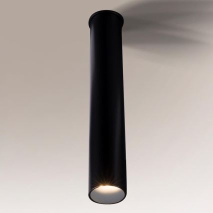 Shilo - Стельовий світильник для ванної 1xGU10-MR11/15W/230V IP44 чорний