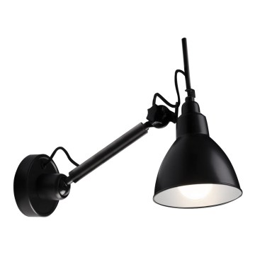 Shilo - Настенный светильник 1xE27/15W/230V черный