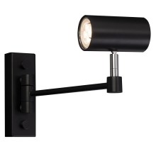 Shilo - Настенный светильник 1xGU10/15W/230V черный