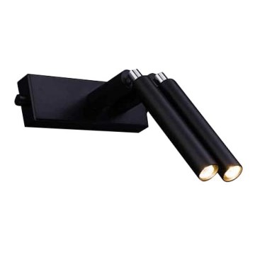 Shilo - Настінний точковий світильник 2xG9/10W/230V чорний
