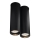 Shilo - Потолочный светильник 2xGU10/15W/230V 20 см черный