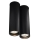Shilo - Стельовий світильник 2xGU10/15W/230V 20 см чорний