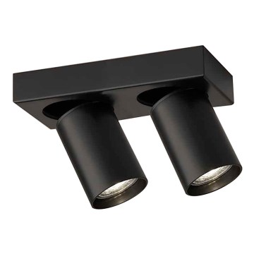 Shilo - Точечный светильник 2xGU10/15W/230V черный