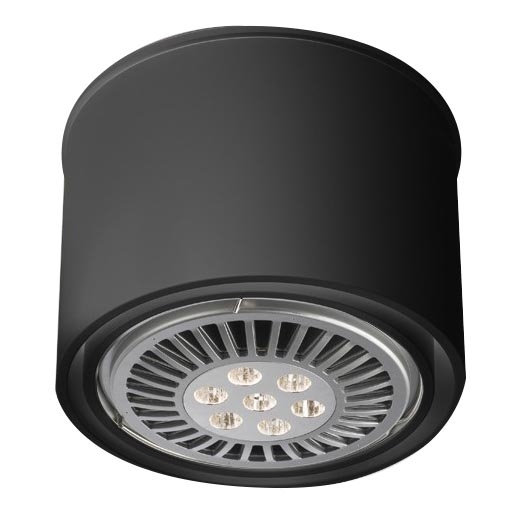 Shilo - Точковий світильник 1xGU10/15W/230V чорний