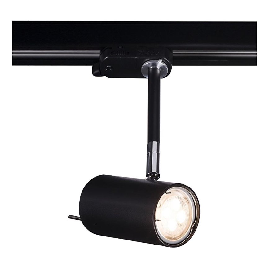 Shilo - Точковий світильник для трекових систем 1xGU10/15W/230V чорний