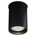 Shilo - Точковий світильник 1xGU10/15W/230V 9 см чорний