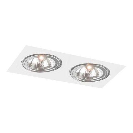 Shilo - Встраиваемый светильник 2xGU10/15W/230V белый