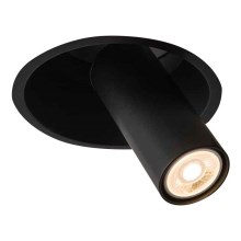 Shilo - Встраиваемый точечный светильник 1xGU10/15W/230V ⌀ 18,3 см черный