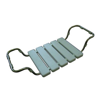 Сидіння для ванни 84x13 cm сріблясте/біле