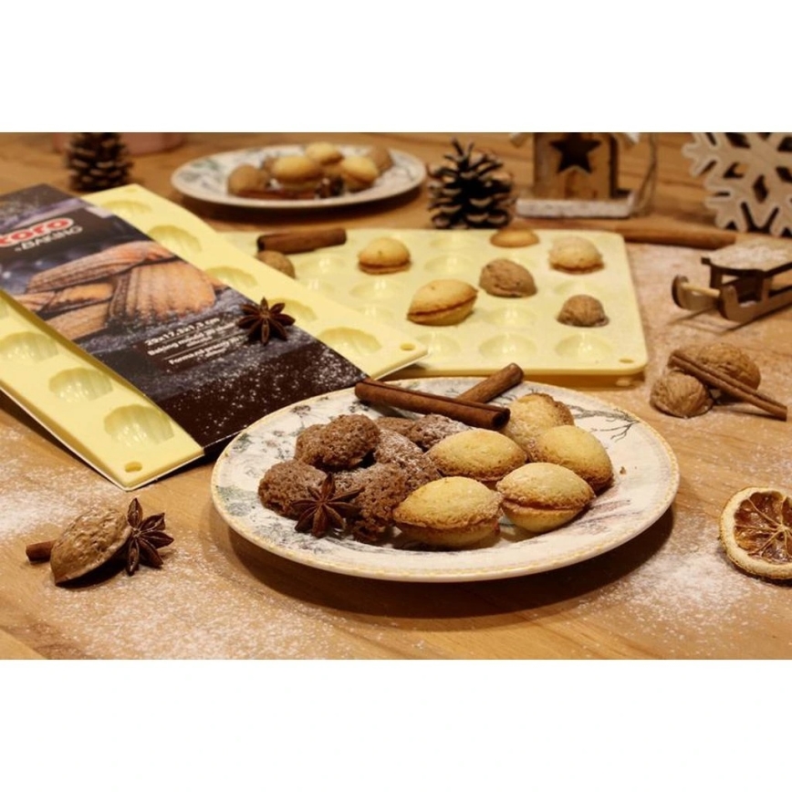 Силиконовая форма для выпечки TORO — кремовая