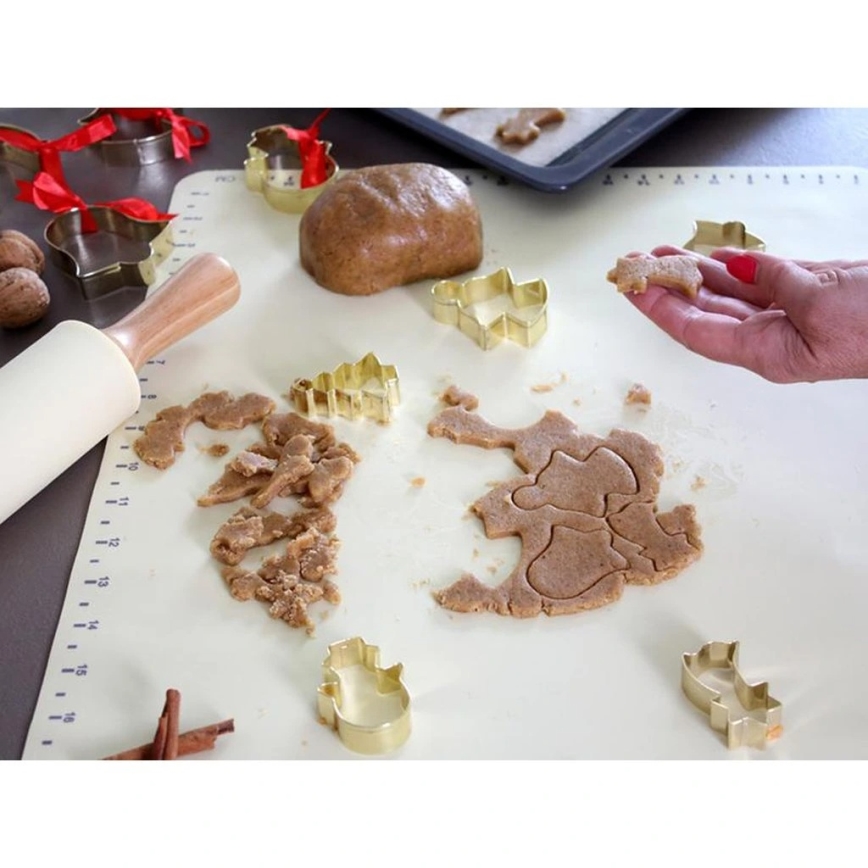 Силіконовий кухонний килимок TORO 52x42 cm кремовий