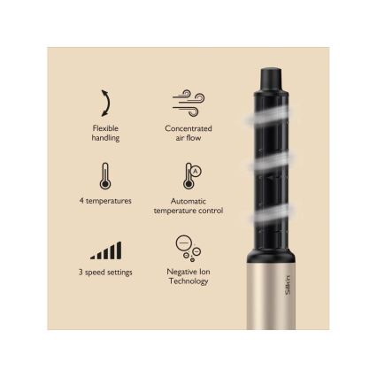 Silk’n - Фен для волос SILKYAIR FLEX 230 В чёрный/золотой