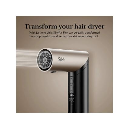 Silk’n - Фен для волос SILKYAIR FLEX 230 В чёрный/золотой