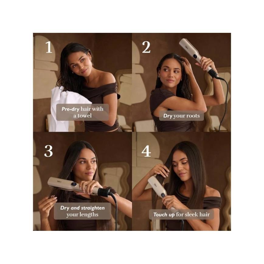 Silk’n - Фен для волосся 3-в-1 SILKYAIR TRINITY 230 В золотистий