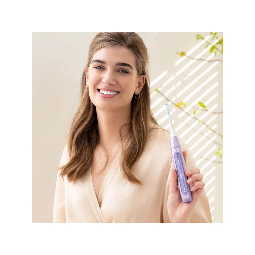 Silk’n - Сонічна вібраційна електрична зубна щітка SONIC YOU 3350 mAh IPX7 фіолетова