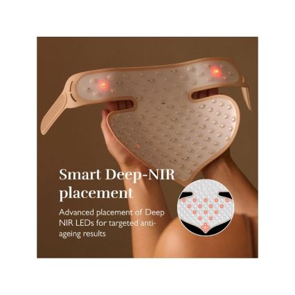 Silk’n - светодиодная терапевтическая маска для груди, LED/5V, бежевая